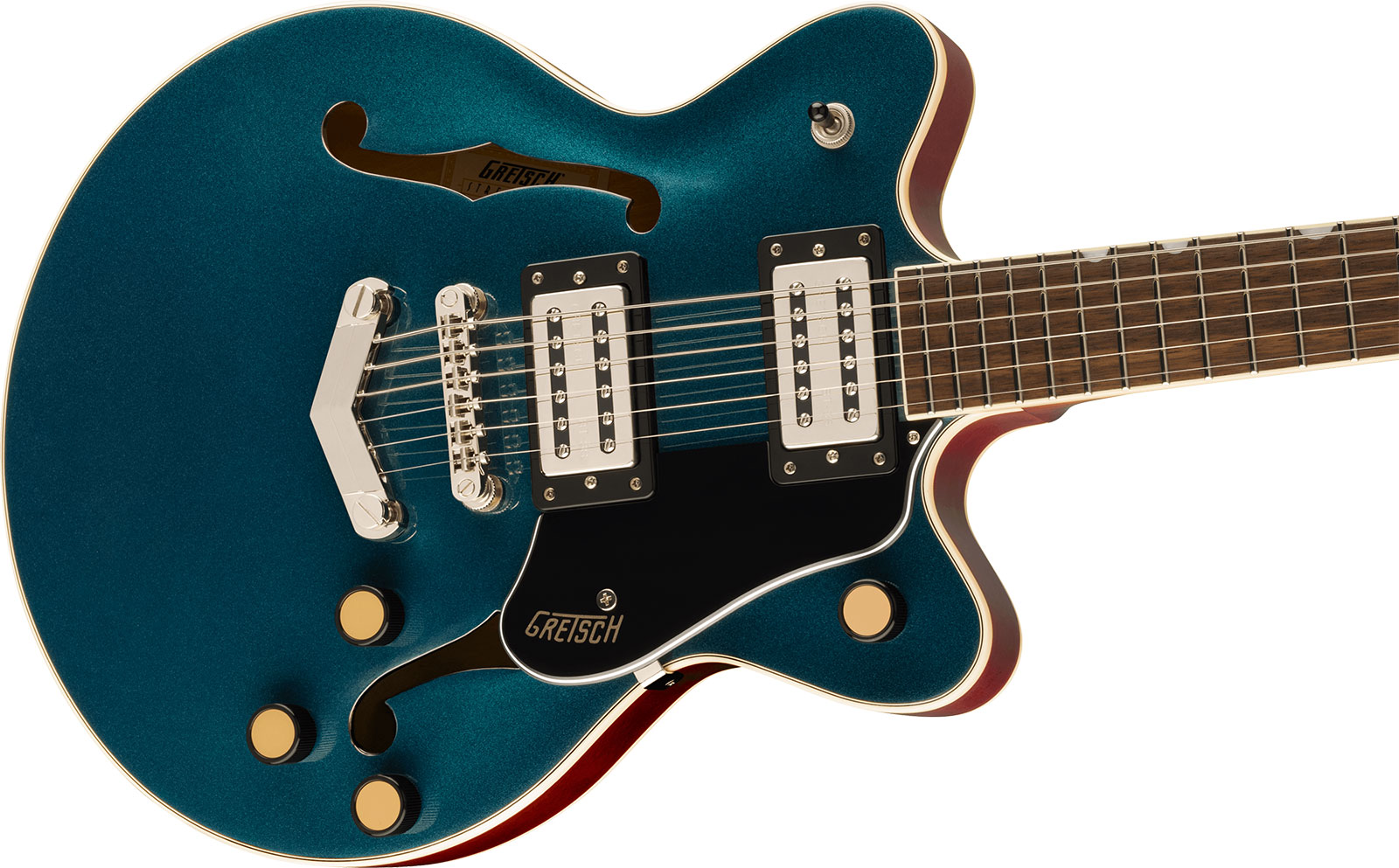 Gretsch G2655 Streamliner Center Block Jr Dc V-stoptail 2h Ht Lau - Midnight Sapphire - Semi-Hollow E-Gitarre - Variation 2