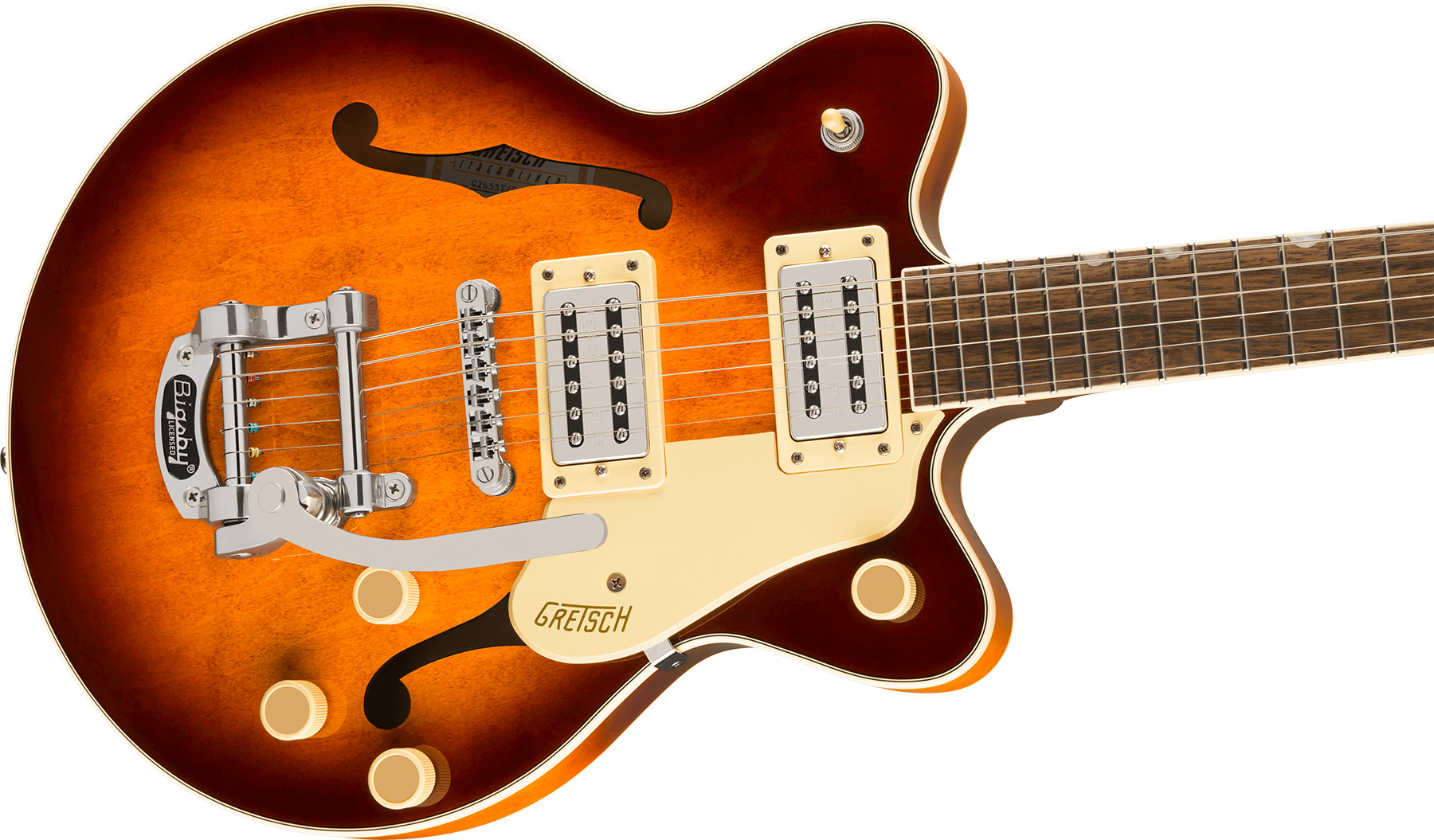 Gretsch G2655t Center Block Jr Dc Bigsby Streamliner 2h Trem Lau - Forge Glow - Double Cut E-Gitarre - Variation 2