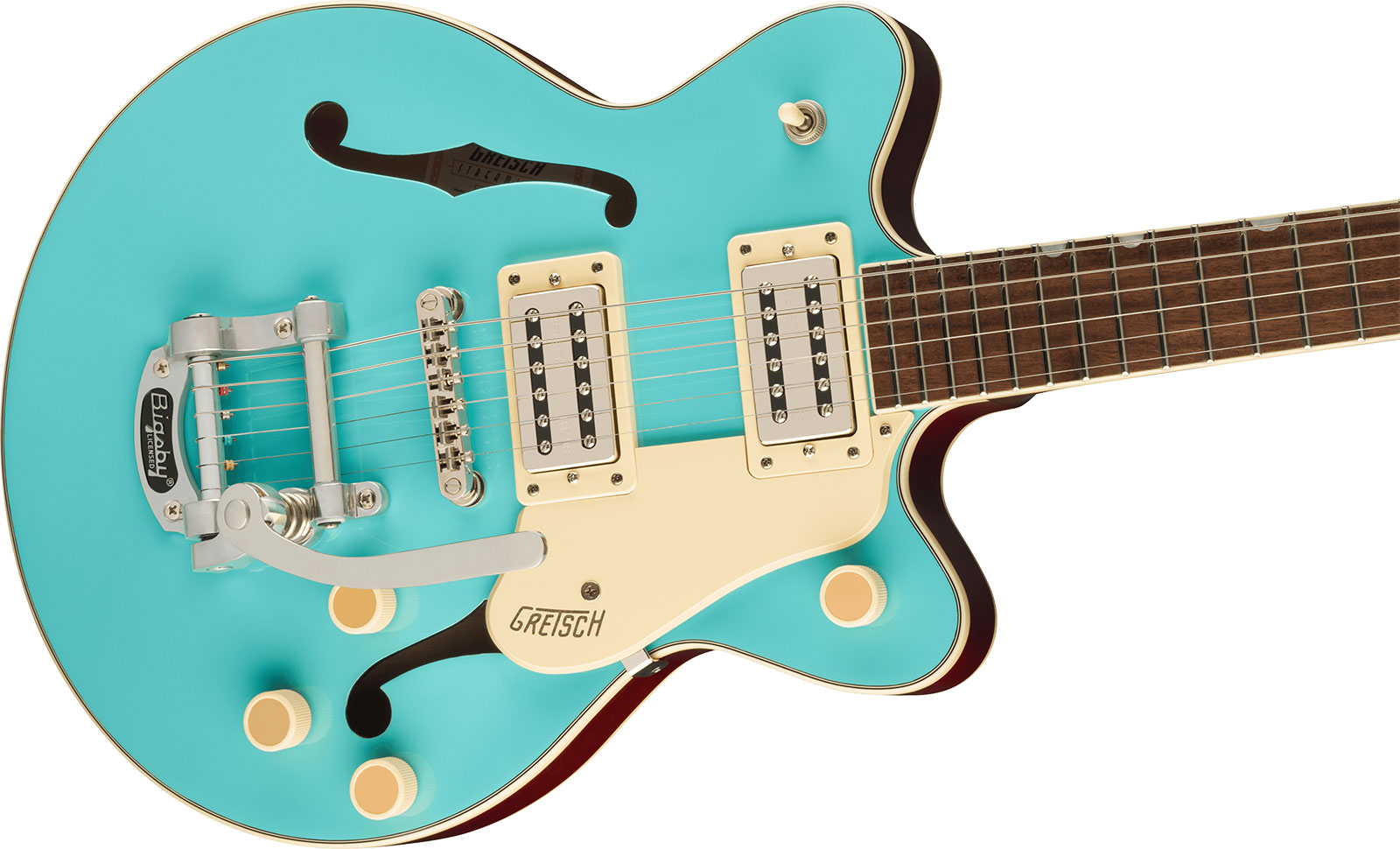 Gretsch G2655t Streamliner Center Block Jr Dc Bigsby 2h Trem Lau - Tropico - Double Cut E-Gitarre - Variation 2