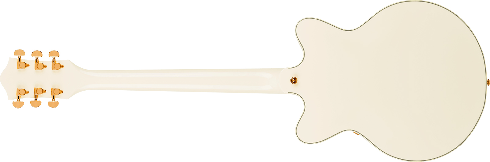 Gretsch G2655tg Center Block Jr Dc Bigsby Streamliner Ltd 2h Trem Lau - Vintage White - Semi-Hollow E-Gitarre - Variation 1