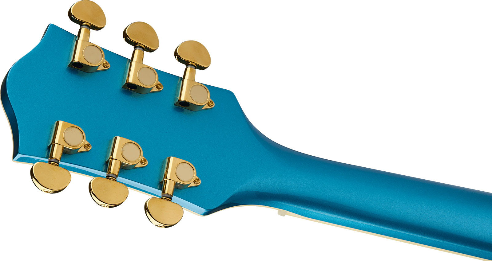 Gretsch G2655tg Center Block Jr Dc Bigsby Streamliner Ltd 2h Trem Lau - Riviera Blue - Semi-Hollow E-Gitarre - Variation 3