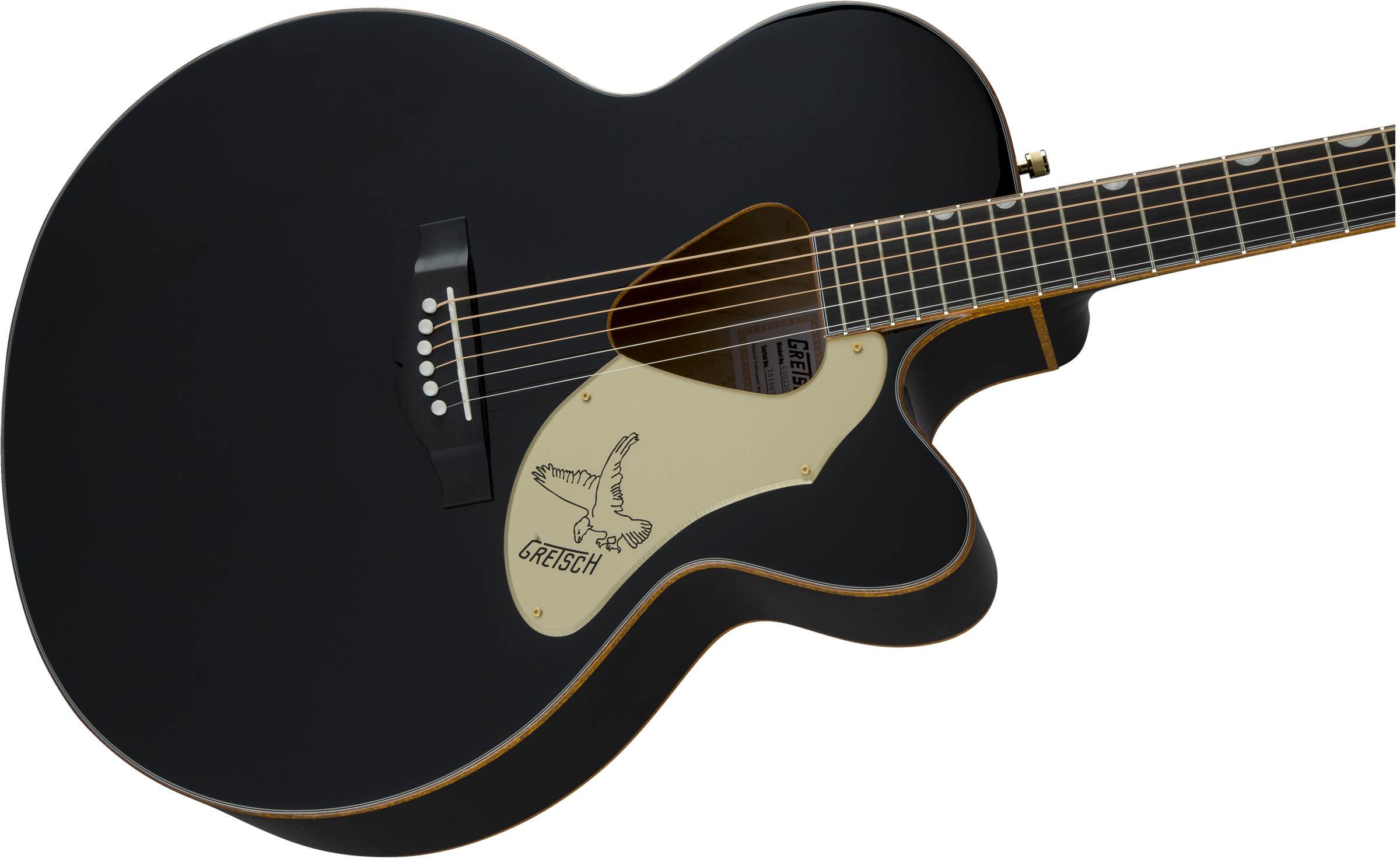 Gretsch G5022cbfe Rancher Falcon Jumbo Cw Epicea Erable Rw - Black - Elektroakustische Gitarre - Variation 3