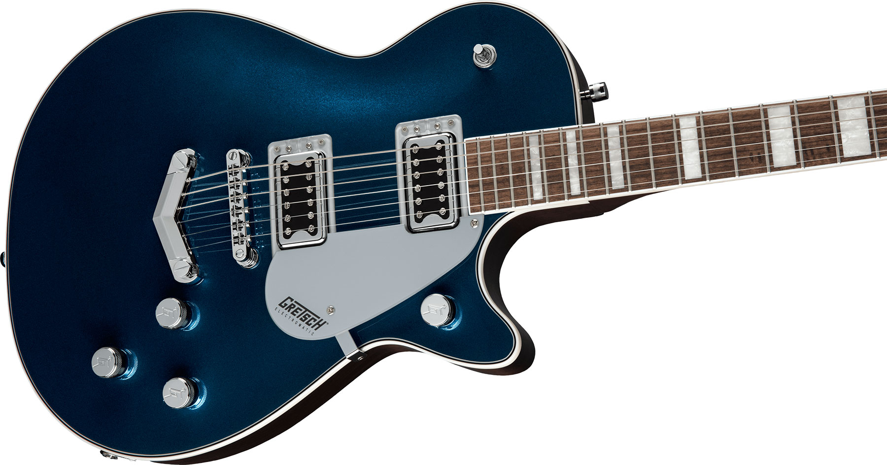 Gretsch G5220 Jet Bt Singlecut Vstoptail Electromatic Hh Ht Lau - Midnight Sapphire - Single-Cut-E-Gitarre - Variation 2