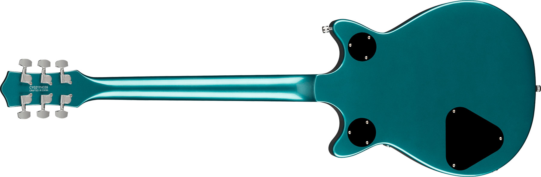 Gretsch G5222 Electromatic Double Jet Bt V-stoptail Hh Ht Lau - Ocean Turquoise - Double Cut E-Gitarre - Variation 1