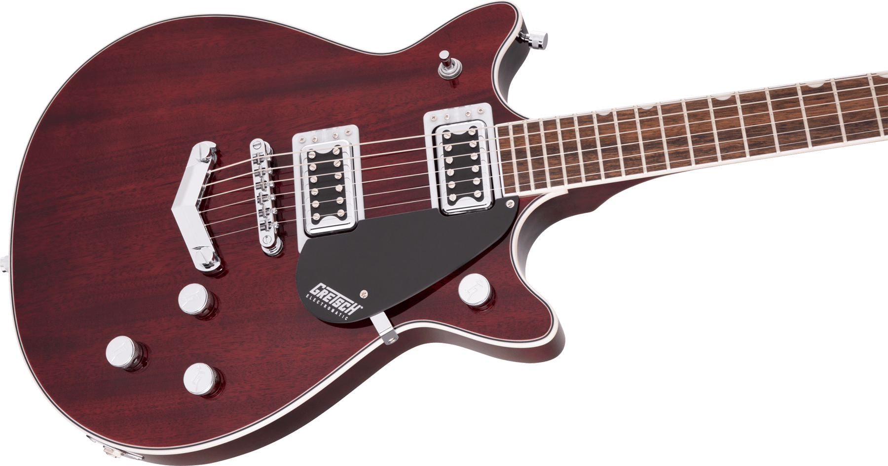 Gretsch G5222 Electromatic Double Jet Bt V-stoptail Hh Ht Lau - Walnut Stain - Double Cut E-Gitarre - Variation 2