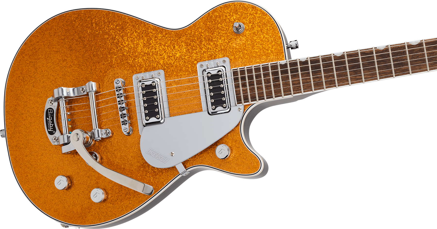 Gretsch G5230t Electromatic Jet Ft Sc Bigsby 2h Trem Lau - Gold Sparkle - Single-Cut-E-Gitarre - Variation 2