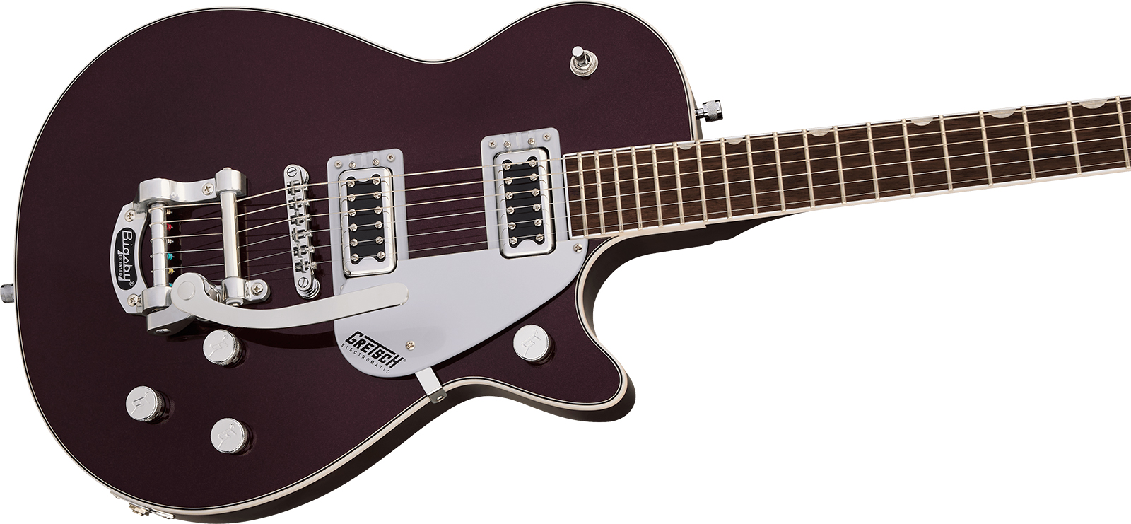 Gretsch G5230t Electromatic Jet Ft Sc Bigsby 2h Trem Lau - Dark Cherry Metallic - Single-Cut-E-Gitarre - Variation 2