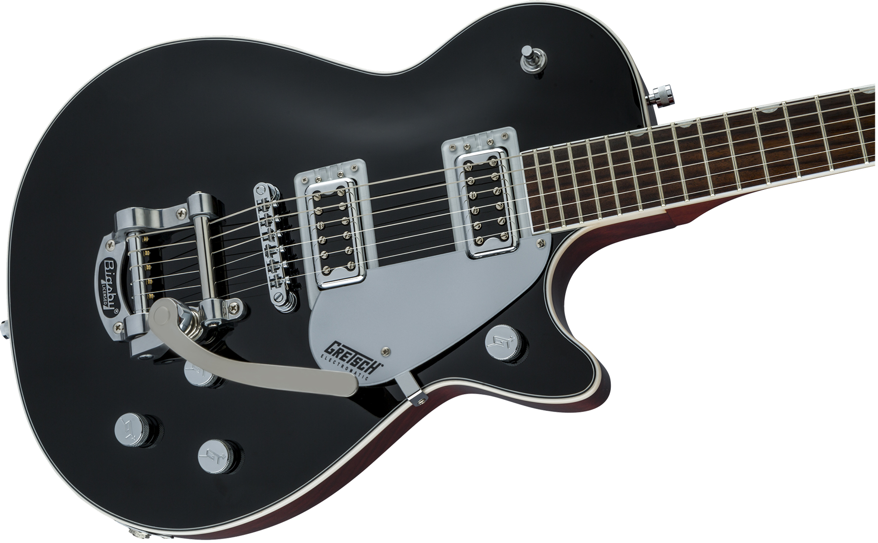 Gretsch G5230t Electromatic Jet Ft Single-cut Bigsby Hh Trem Wal - Black - Single-Cut-E-Gitarre - Variation 2