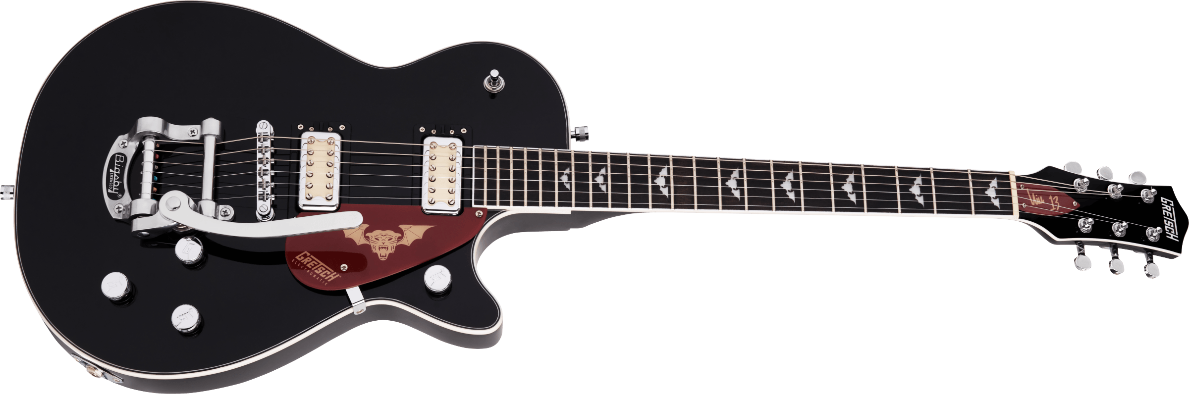 Gretsch G5230t Electromatic Jet Nick 13 Signature Bigsby Hh Trem Lau - Black - Single-Cut-E-Gitarre - Variation 2