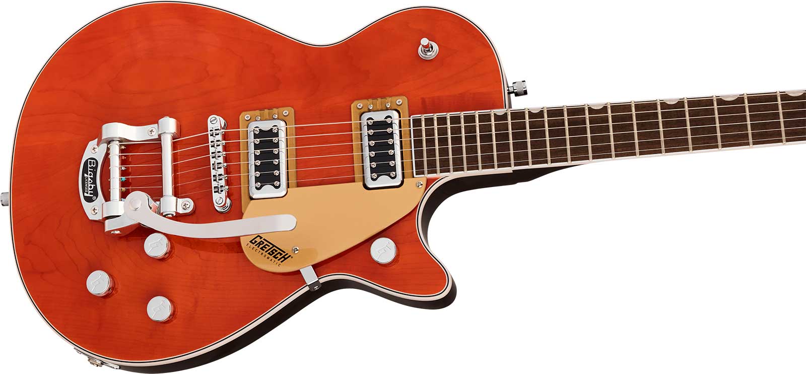 Gretsch G5230t Jet Ft Bigsby Electromatic 2h Trem Lau - Orange Stain - Single-Cut-E-Gitarre - Variation 2