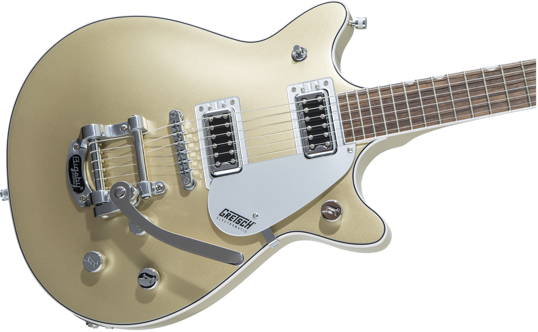 Gretsch G5232t Electromatic Double Jet Ft 2019 Hh Bigsby Lau - Casino Gold - Double Cut E-Gitarre - Variation 2