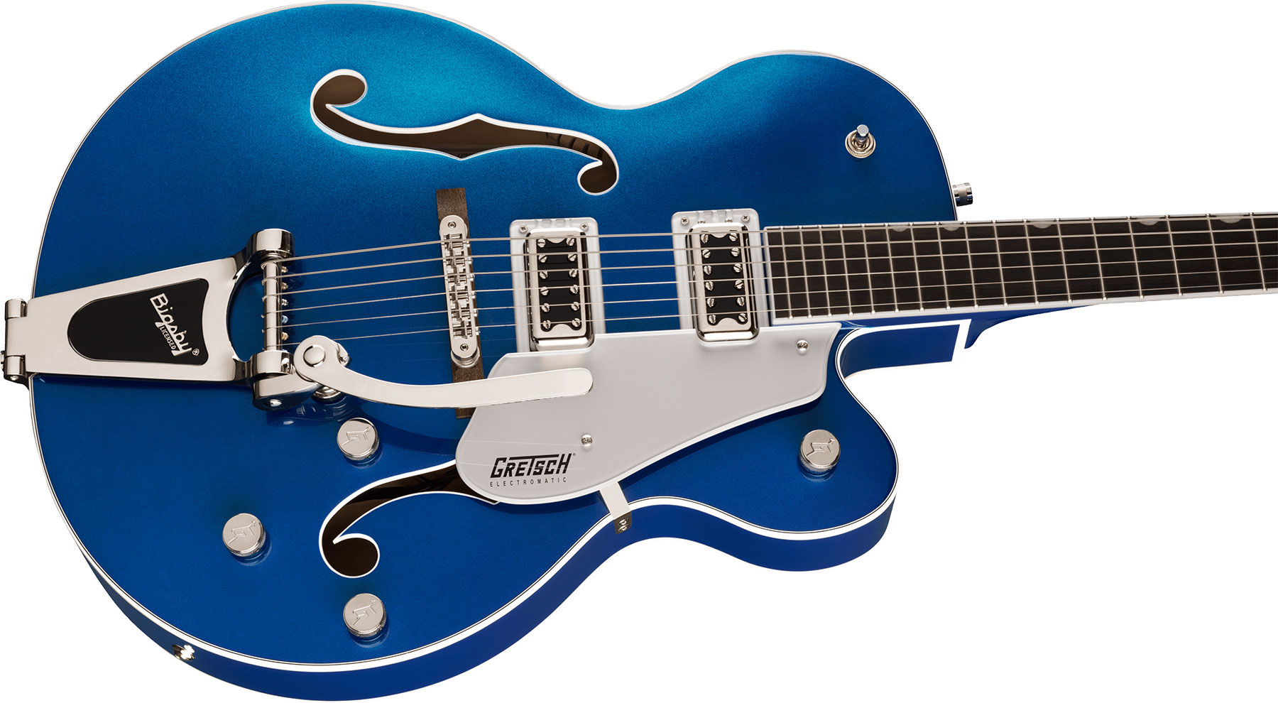 Gretsch G5420t Classic Electromatic Hollow Body Hh Trem Bigsby Lau - Azure Metallic - Semi-Hollow E-Gitarre - Variation 2