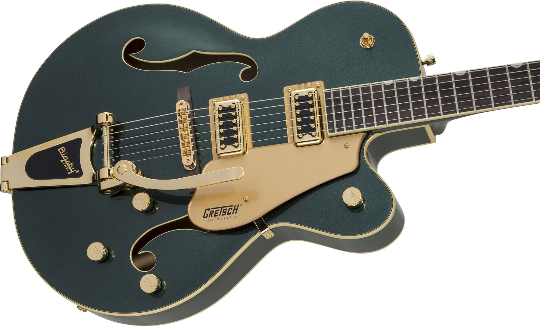 Gretsch G5420tg Electromatic Hollow Body Ltd Bigsby Rw - Cadillac Green - Hollowbody E-Gitarre - Variation 2