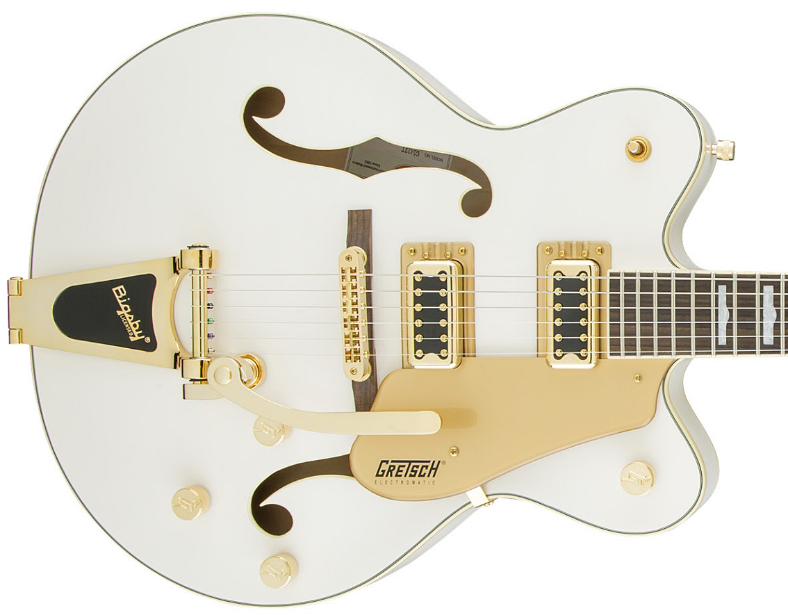 Gretsch G5422tg Electromatic Hollow Body 2016 Bigsby - Snowcrest White - Hollowbody E-Gitarre - Variation 2