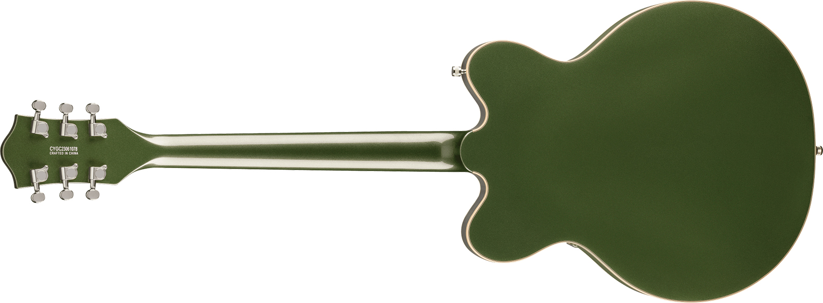 Gretsch G5622 Center Bloc Double Cut V-stoptail Electromatic 2h Ht Lau - Olive Metallic - Semi-Hollow E-Gitarre - Variation 1