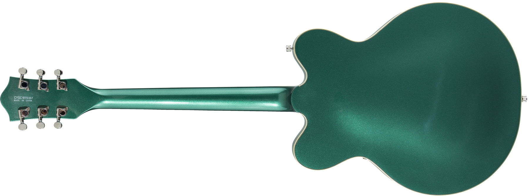 Gretsch G5622t Center Bloc Double Cut Bigsby Electromatic 2019 Hh Lau - Georgia Green - Semi-Hollow E-Gitarre - Variation 1