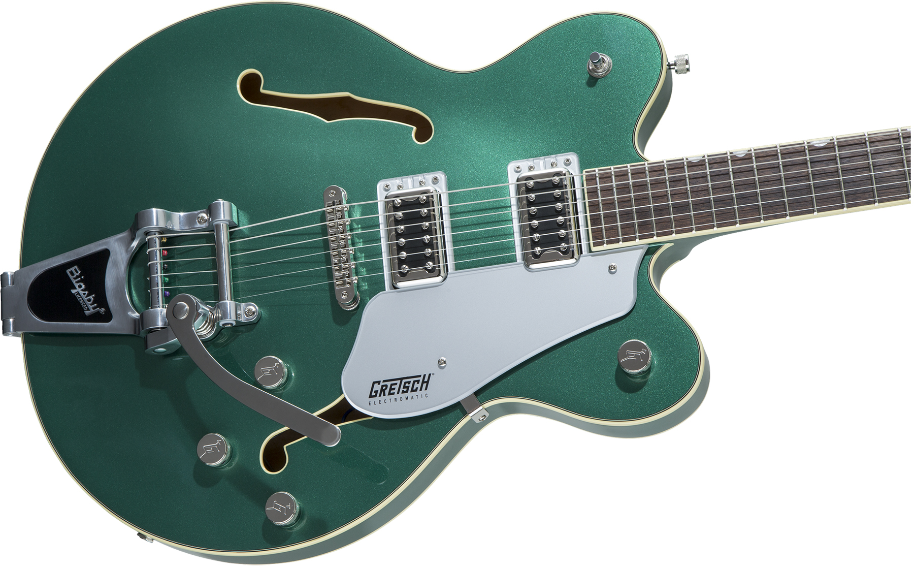 Gretsch G5622t Center Bloc Double Cut Bigsby Electromatic 2019 Hh Lau - Georgia Green - Semi-Hollow E-Gitarre - Variation 2