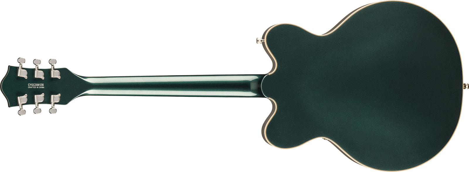 Gretsch G5622t Center Bloc Double-cut Bigsby Electromatic 2h Trem Lau - Cadillac Green - Semi-Hollow E-Gitarre - Variation 1