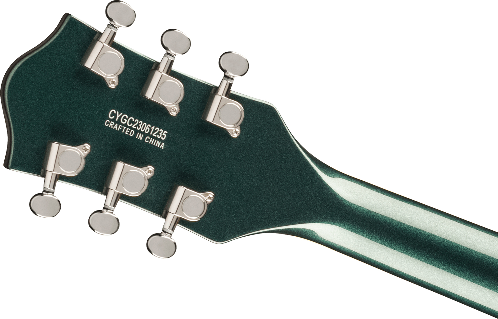 Gretsch G5622t Center Bloc Double-cut Bigsby Electromatic 2h Trem Lau - Cadillac Green - Semi-Hollow E-Gitarre - Variation 3