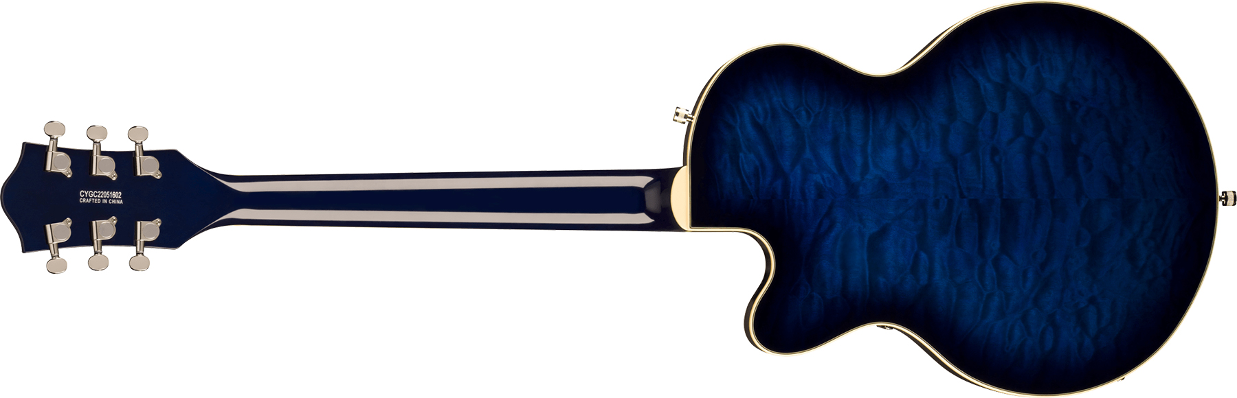 Gretsch G5655t-qm Electromatic Center Block Jr. Bigsby 2h Trem Lau - Hudson Sky - Semi-Hollow E-Gitarre - Variation 1