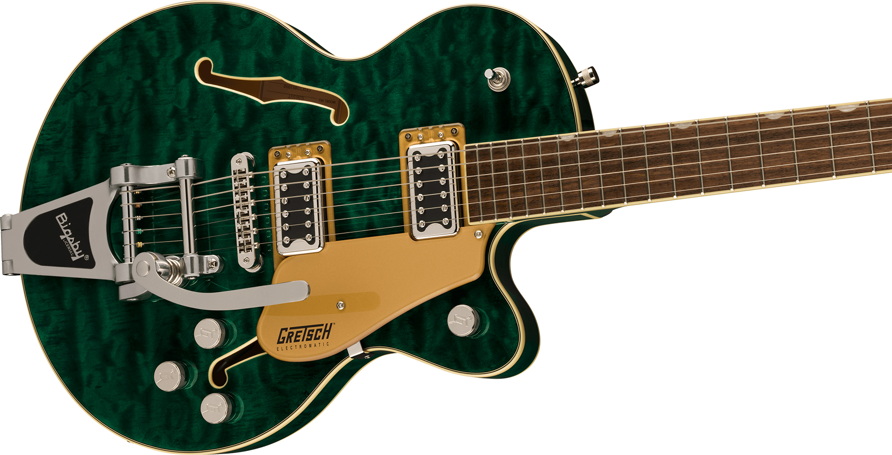 Gretsch G5655t-qm Electromatic Center Block Jr. Bigsby 2h Trem Lau - Mariana - Semi-Hollow E-Gitarre - Variation 2