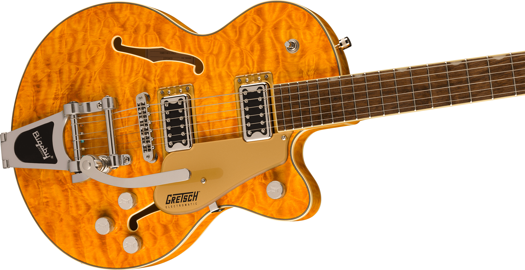 Gretsch G5655t-qm Electromatic Center Block Jr. Bigsby 2h Trem Lau - Speyside - Semi-Hollow E-Gitarre - Variation 2