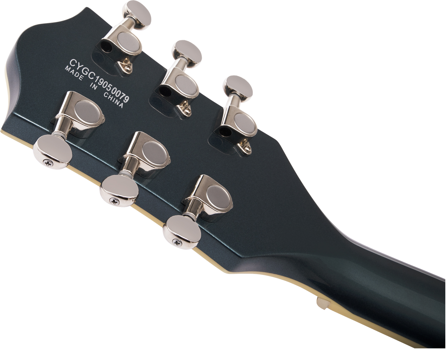 Gretsch G5655t Streamliner Center Block Jr Single-cut Bigsby Hh Trem Lau - Jade Grey Metallic - Semi-Hollow E-Gitarre - Variation 3