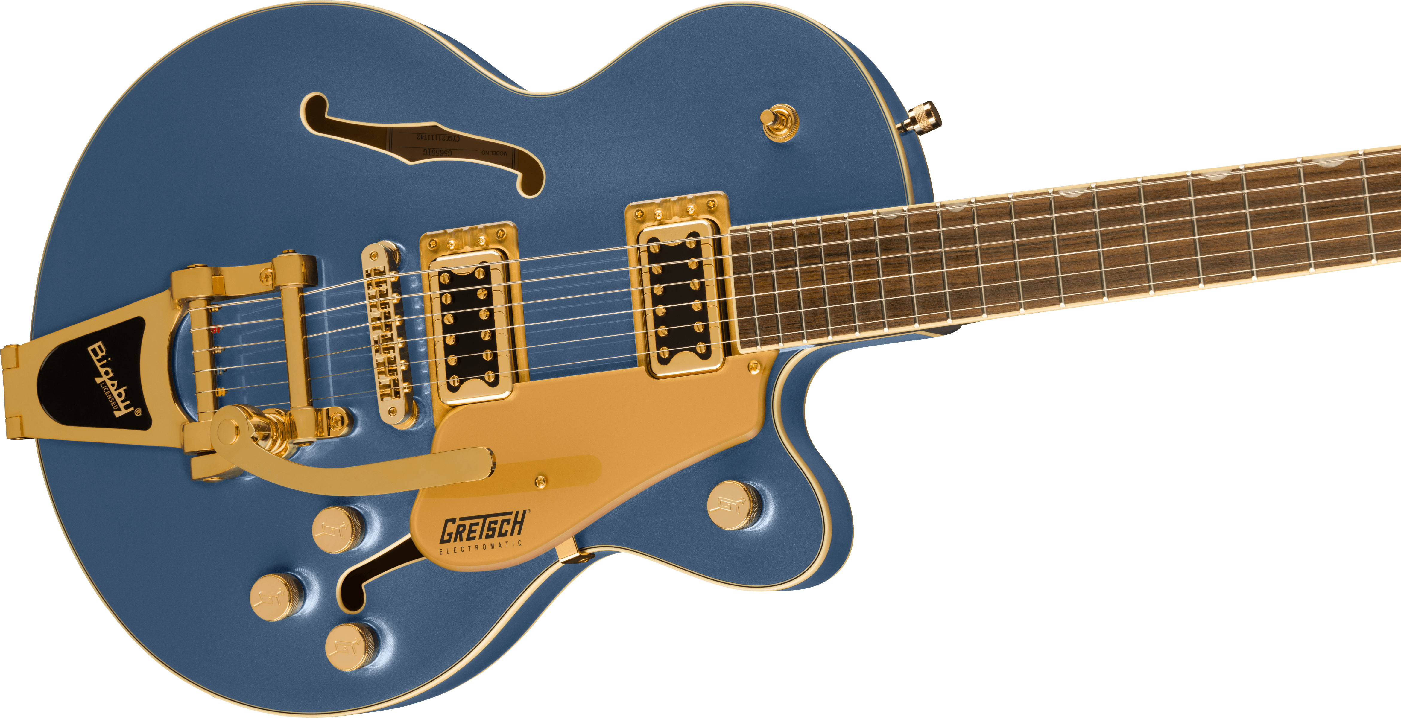 Gretsch G5655tg Electromatic Center Block Jr. Bigsby 2h Trem Lau - Cerulean Smoke - Semi-Hollow E-Gitarre - Variation 3