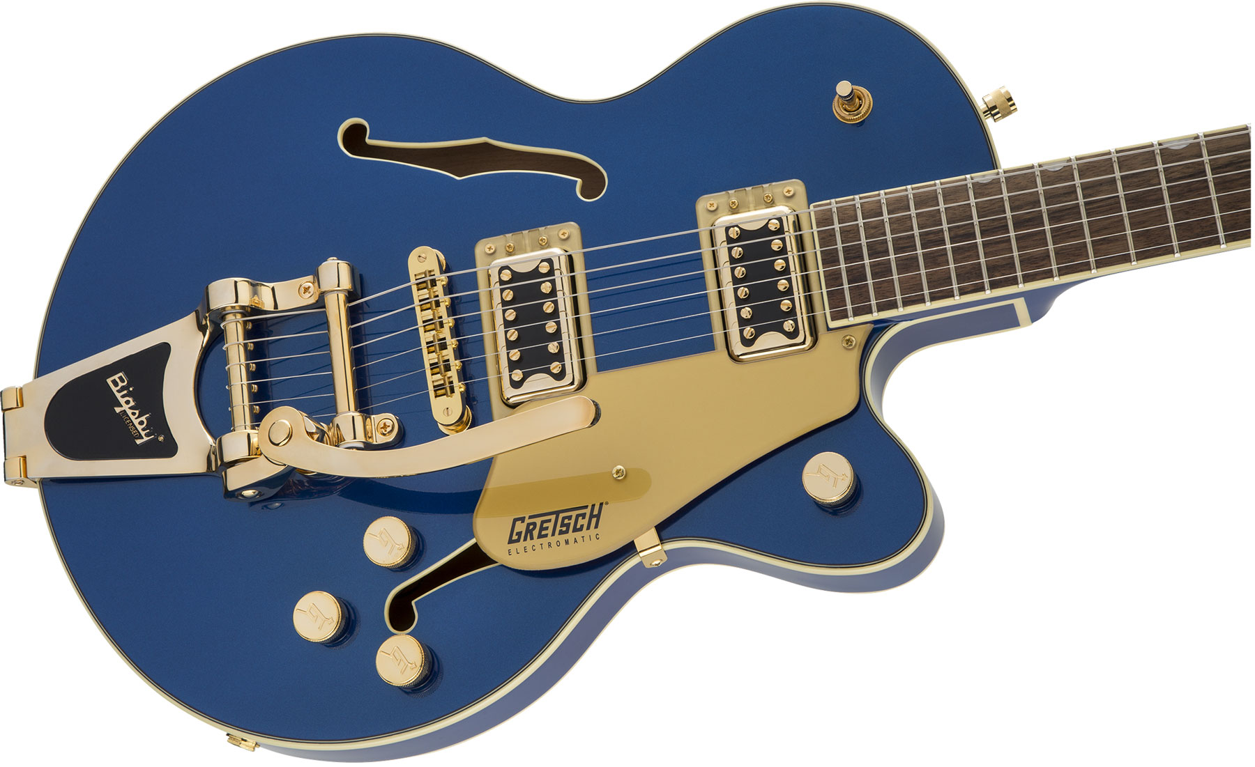 Gretsch G5655tg Electromatic Center Block Jr. Hh Bigsby Lau - Azure Metallic - Semi-Hollow E-Gitarre - Variation 2