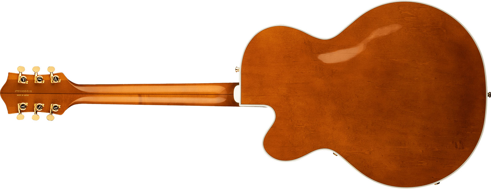Gretsch G6120tg-ds Players Edition Nashville Pro Jap Bigsby Eb - Roundup Orange - Semi-Hollow E-Gitarre - Variation 1