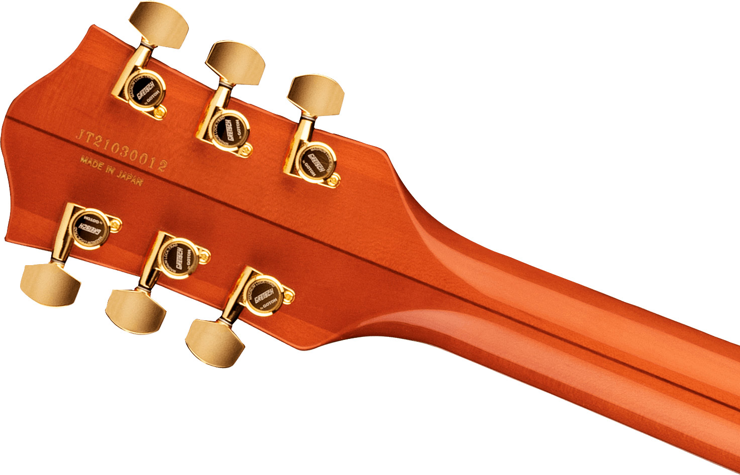 Gretsch G6120tg Players Edition Nashville Pro Jap Bigsby Eb - Orange Stain - Hollowbody E-Gitarre - Variation 3
