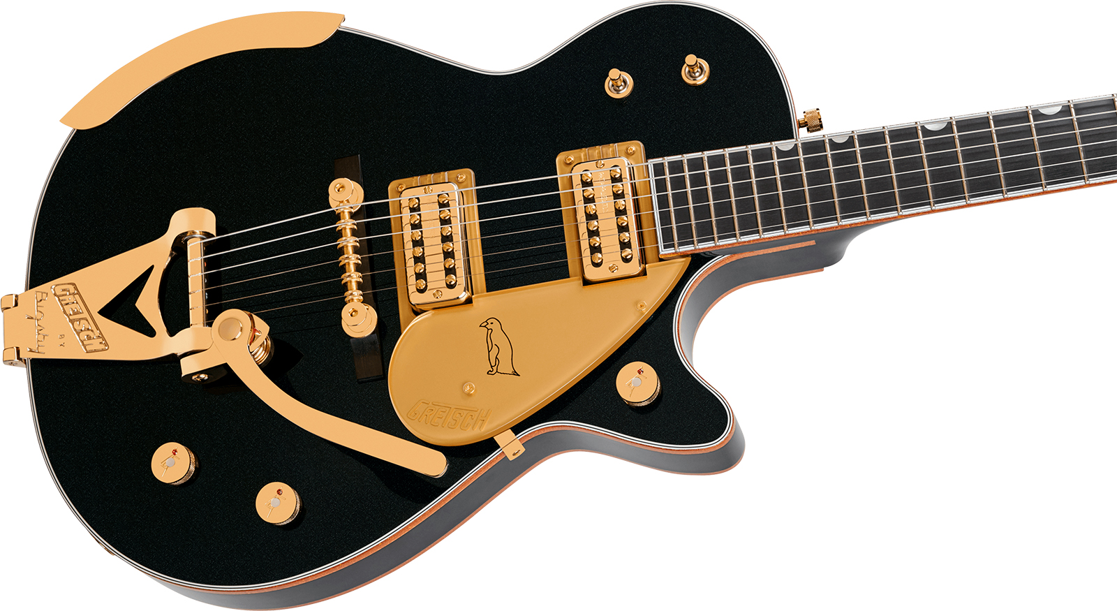 Gretsch G6134tg-58 Penguin Ltd Pro Jap 2h Trem Eb - Emerald Night - Single-Cut-E-Gitarre - Variation 2