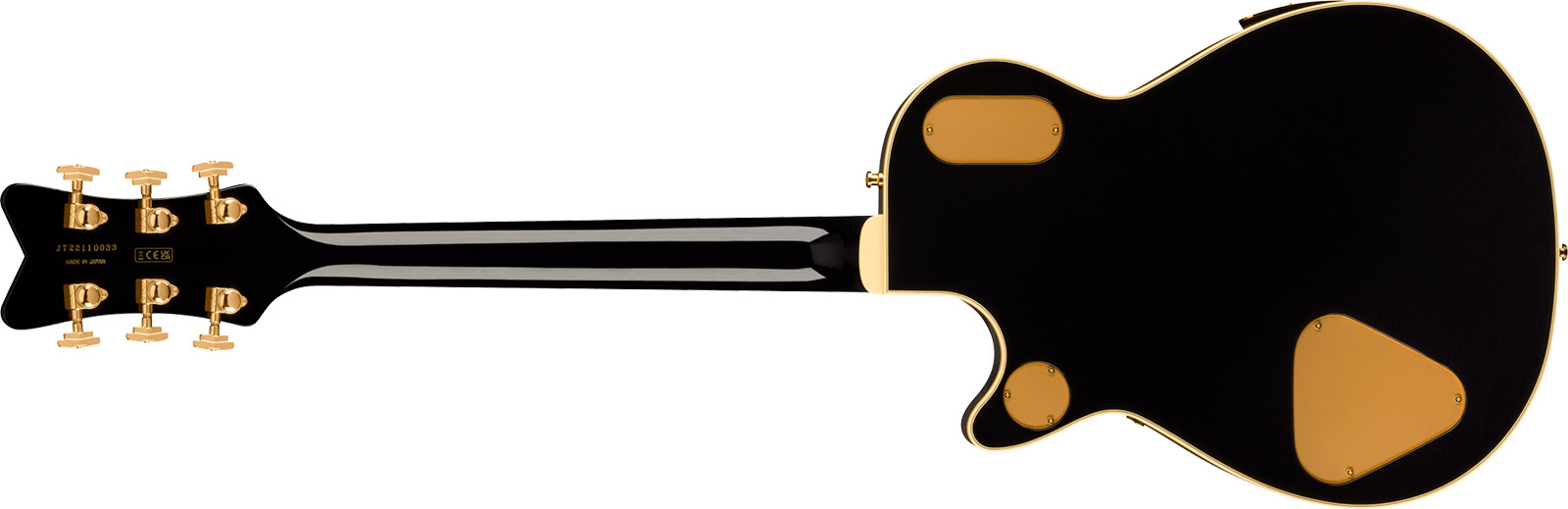 Gretsch G6134tg Paisley Penguin Bigsby Pro Jap 2h Trem Eb - Black Paisley - Single-Cut-E-Gitarre - Variation 1