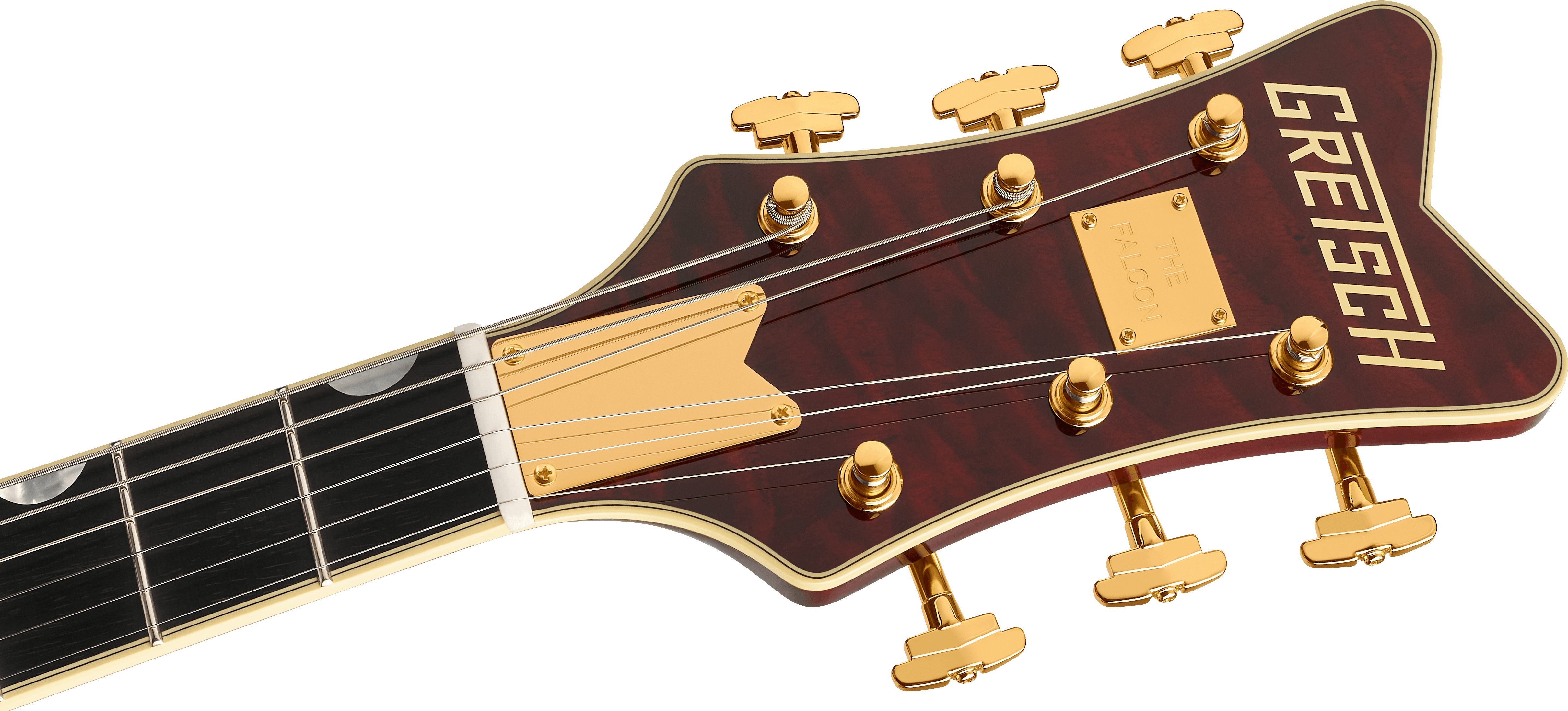Gretsch G6136tgqm-59 Professional Ltd Edition Falcon Trem Hh Eb - Forge - Semi-Hollow E-Gitarre - Variation 4