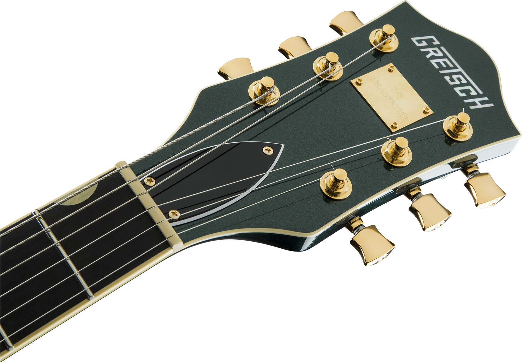 Gretsch G6659tg Broadkaster Jr Center Bloc Players Edition Bigsby Pro Jap 2h Trem Eb - Cadillac Green - Semi-Hollow E-Gitarre - Variation 3