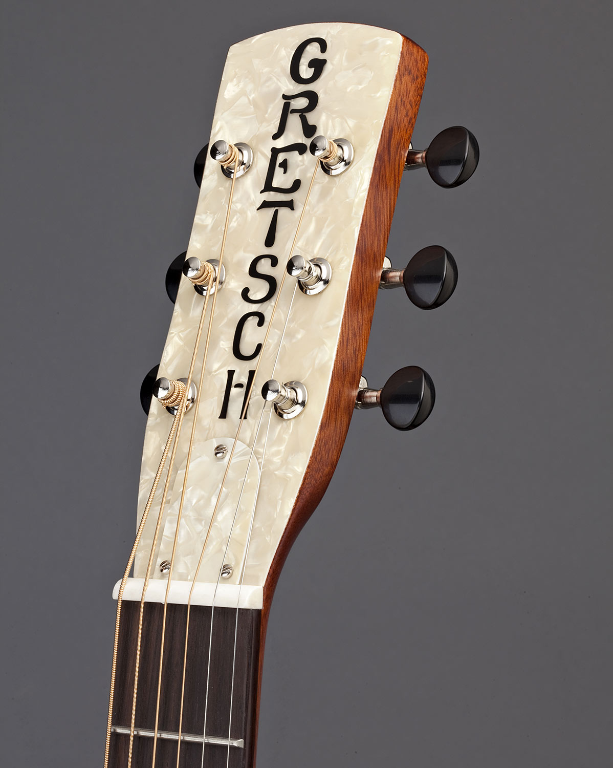 Gretsch G9201 Honey Dipper RoundNeck weathered phr grau Dobro