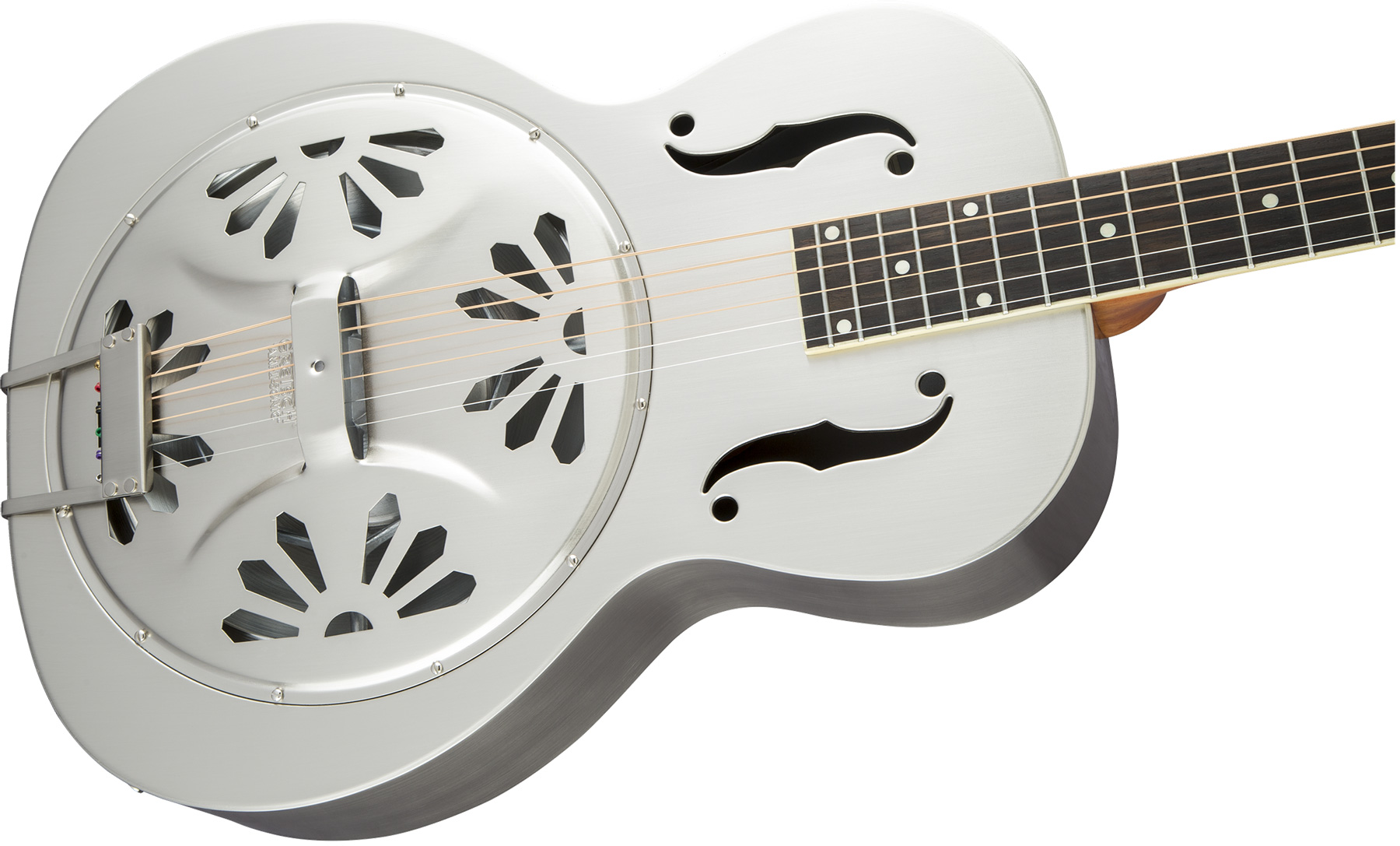 Gretsch G9221 Bobtail Steel Round-neck A.e. Pad - Silver - Dobro Resonatorgitarre - Variation 2