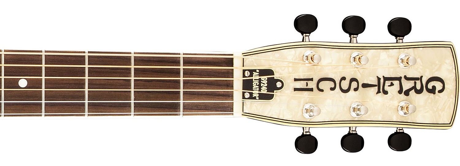 Gretsch G9240 Alligator Biscuit Round-neck Resonator Rw - 2-color Sunburst - Dobro Resonatorgitarre - Variation 2