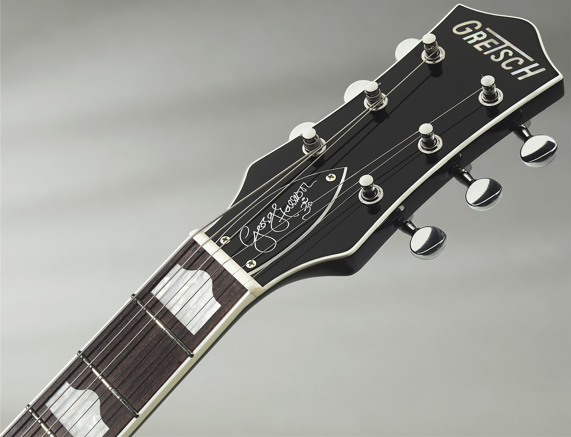Gretsch George Harrison G6128t-gh Signature Duo Jet - Black - Single-Cut-E-Gitarre - Variation 3