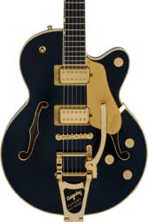 Semi-hollow e-gitarre Gretsch Professional Broadkaster Jr. LX Center Block Bigsby (Japan) - Midnight sapphire