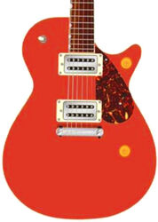 Single-cut-e-gitarre Gretsch G2217 Streamliner Junior Jet Club Ltd - Fiesta red