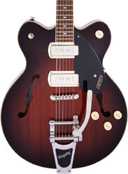 Semi-hollow e-gitarre Gretsch G2622T-P90 Streamliner Center Block Jr. with Bigsby - Forge glow