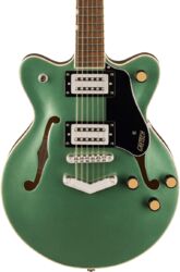 Double cut e-gitarre Gretsch G2655 Streamliner Center Block Jr. Double-Cut with V-Stoptail - Steel olive