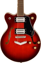 Double cut e-gitarre Gretsch G2655 Streamliner Center Block Jr. Double-Cut with V-Stoptail - Claret burst