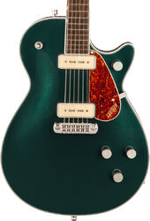 Single-cut-e-gitarre Gretsch G5210-P90 Electromatic Jet Two 90 Single-Cut with Wraparound - Cadillac green