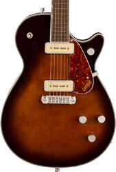 Single-cut-e-gitarre Gretsch G5210-P90 Electromatic Jet Two 90 Single-Cut with Wraparound - Single barrel burst