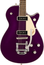 Single-cut-e-gitarre Gretsch G5210T-P90 Electromatic Jet Two 90 Single-Cut with Bigsby - Amethyst