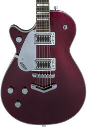 E-gitarre für linkshänder Gretsch G5220LH Electromatic Jet BT Single-Cut V-Stoptail - Dark cherry metallic