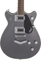 Double cut e-gitarre Gretsch G5222 Electromatic Double Jet BT with V-Stoptail - London grey