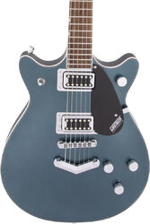 Double cut e-gitarre Gretsch G5222 Electromatic Double Jet BT with V-Stoptail - Jade grey metallic